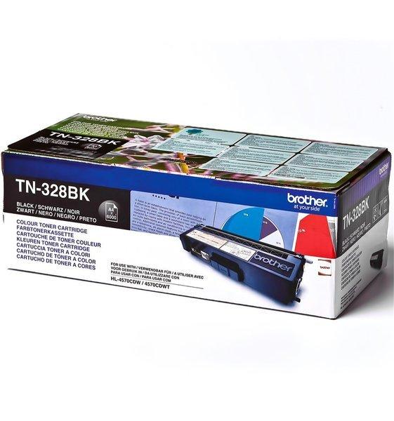 Image of brother BROTHER Toner Super HY schwarz TN-328BK HL-4570CDN 6000 Seiten - ONE SIZE