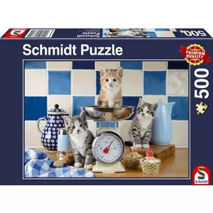 Puzzle Katzen in der Küche (500Teile)