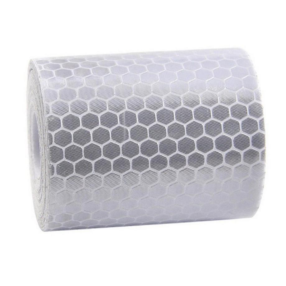 eStore  Nastro Riflettente per Auto e Moto - Bianco/Grigio 