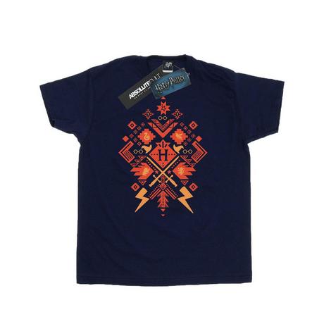 Harry Potter Aztec Print Kurzarm T-Shirt  
