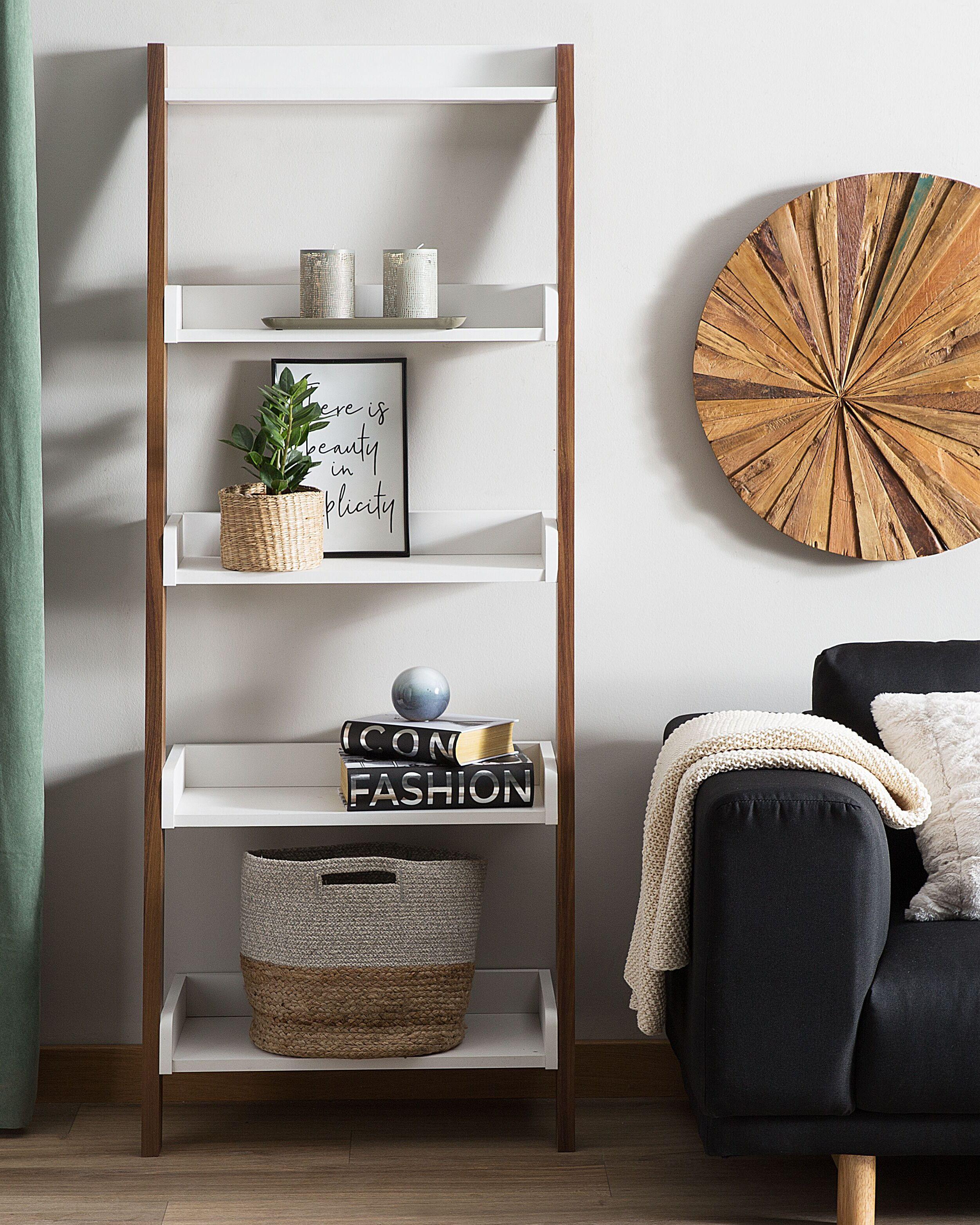 Beliani Mobile con 5 ripiani en Fibra a media densità (MDF) Retrò MOBILE TRIO  