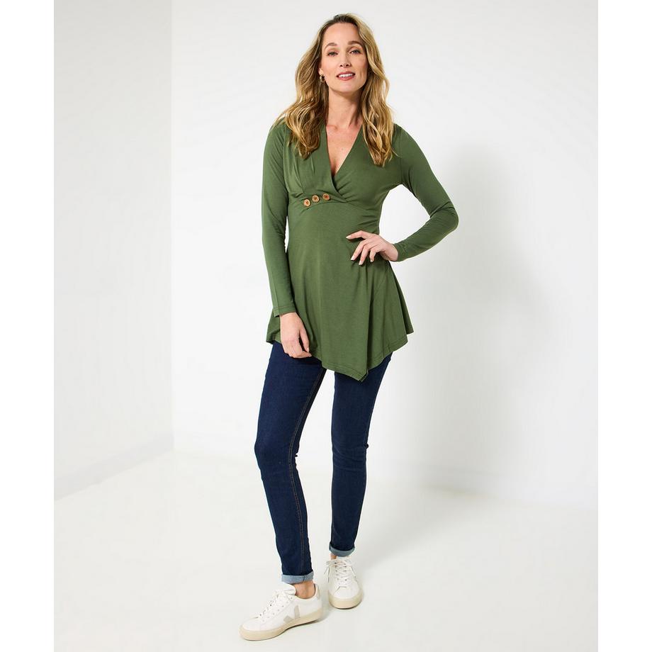 Joe Browns Tunique Ajustée Ourlet Asymétrique Manches Longues  