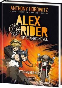 Alex Rider (Band 1) - Stormbreaker Horowitz, Anthony; Johnston, Antony; Loewe Graphix (Hrsg.); Kanako (Illustrationen); Yuzuru (Illustrationen); Fritz, Franca (Übersetzung); Koop, Heinrich (Übersetzung) Copertina rigida 