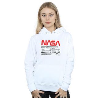 Nasa Logo Navette Spatiale Sweat à Capuche  