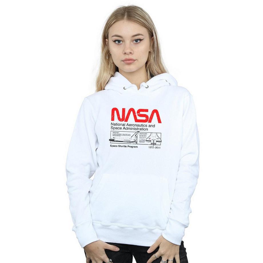 Nasa Logo Raumfähre Kapuzenpullover  