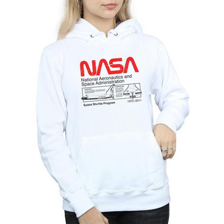 Nasa Logo Navette Spatiale Sweat à Capuche  