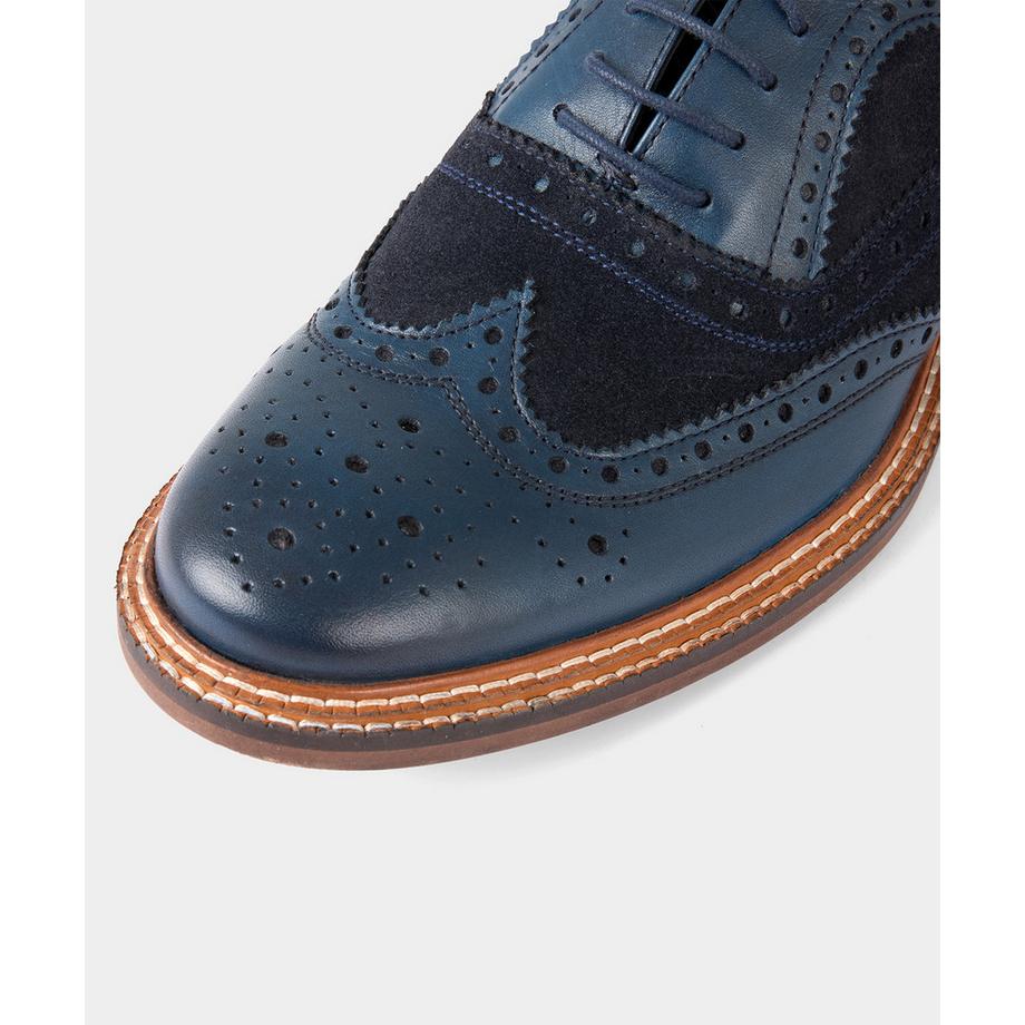 Joe Browns Richelieus en cuir bleu marine  
