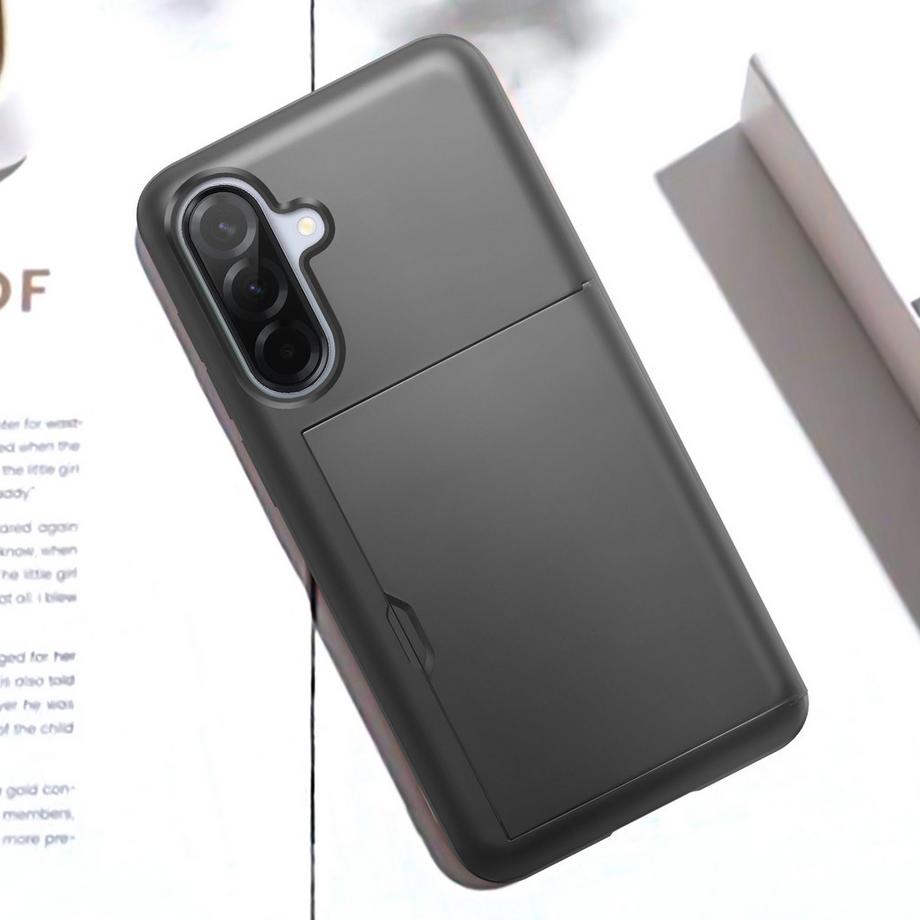 Avizar  Coque Porte Carte iPhone 16e Noir 