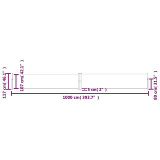VidaXL Garten sichtschutz  