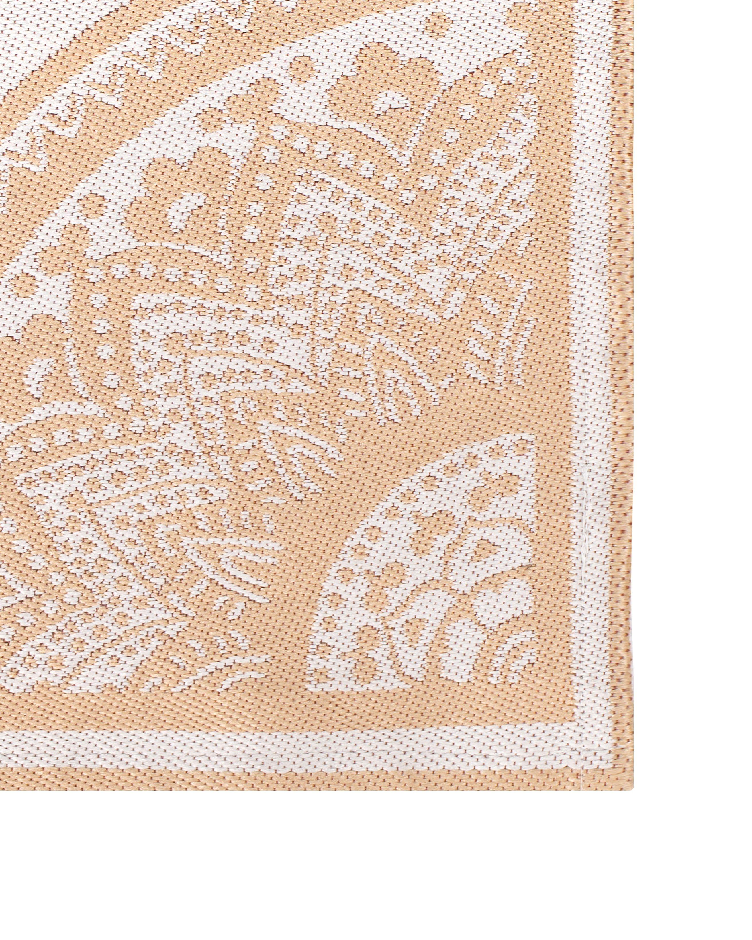 Beliani Tapis d'extérieur en Polypropylène Moderne HUBLI  