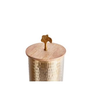 Beliani Aufbewahrungsbehälter aus Aluminium Modern ASWAN  