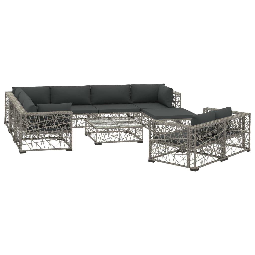 VidaXL Garten-lounge-set poly-rattan  