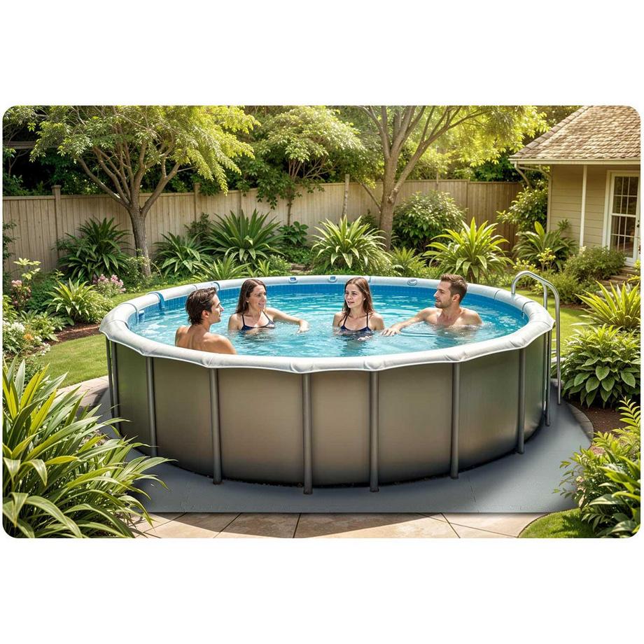 B2X  Puzzlematte für Kinder, Moosgummi, 50 x 50 cm, 8-tlg 