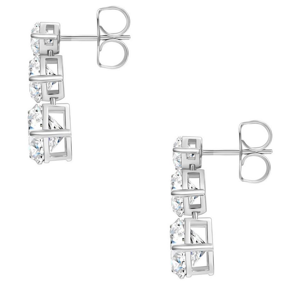 Lulu & Jane  Boucles d'oreilles Laiton Zircon 