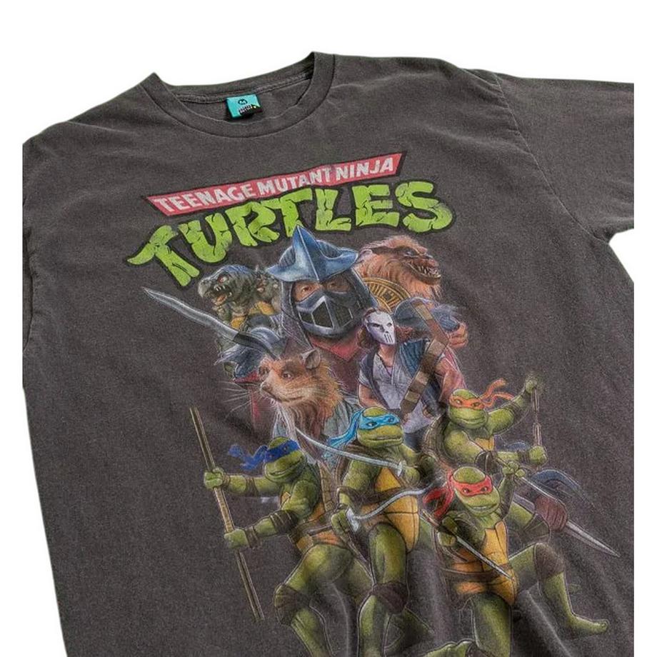 TEENAGE MUTANT NINJA TURTLE Maglietta Lavata Vintage  