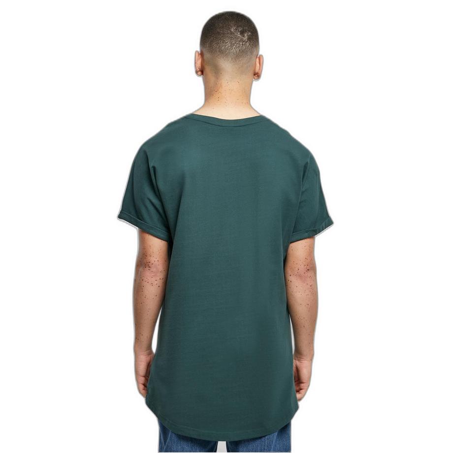 URBAN CLASSICS Long Shaped Roll-Up Sleeve T-Shirt  