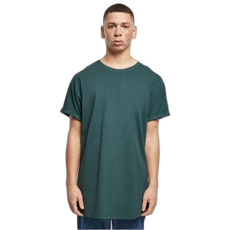 URBAN CLASSICS Long Shaped Roll-Up Sleeve T-Shirt  