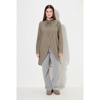 Ulla Popken Felpa Lunga Collo Alto Maniche Lunghe Cotone Biologico  