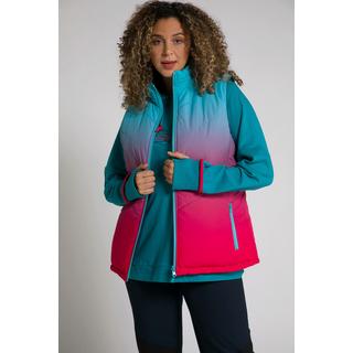 Ulla Popken  Gilet smanicato double face con gradiente di colore/tinta unita e cerniera a cursore doppio 