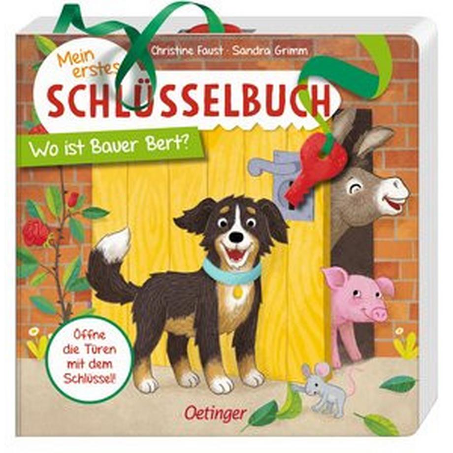 Mein erstes Schlüsselbuch. Wo ist Bauer Bert? Grimm, Sandra; Faust, Christine (Illustrationen) Gebundene Ausgabe 