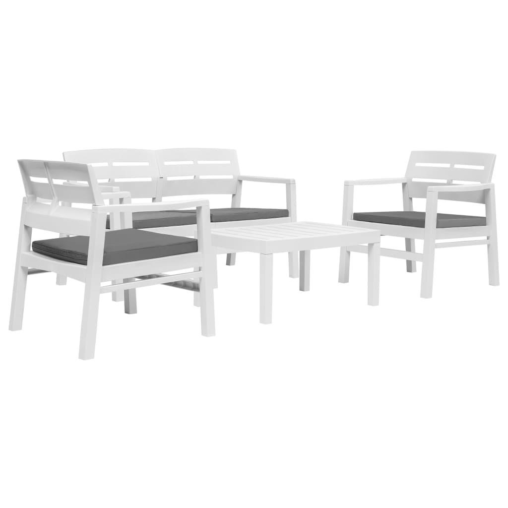 VidaXL Outdoor-lounge-set plastik  