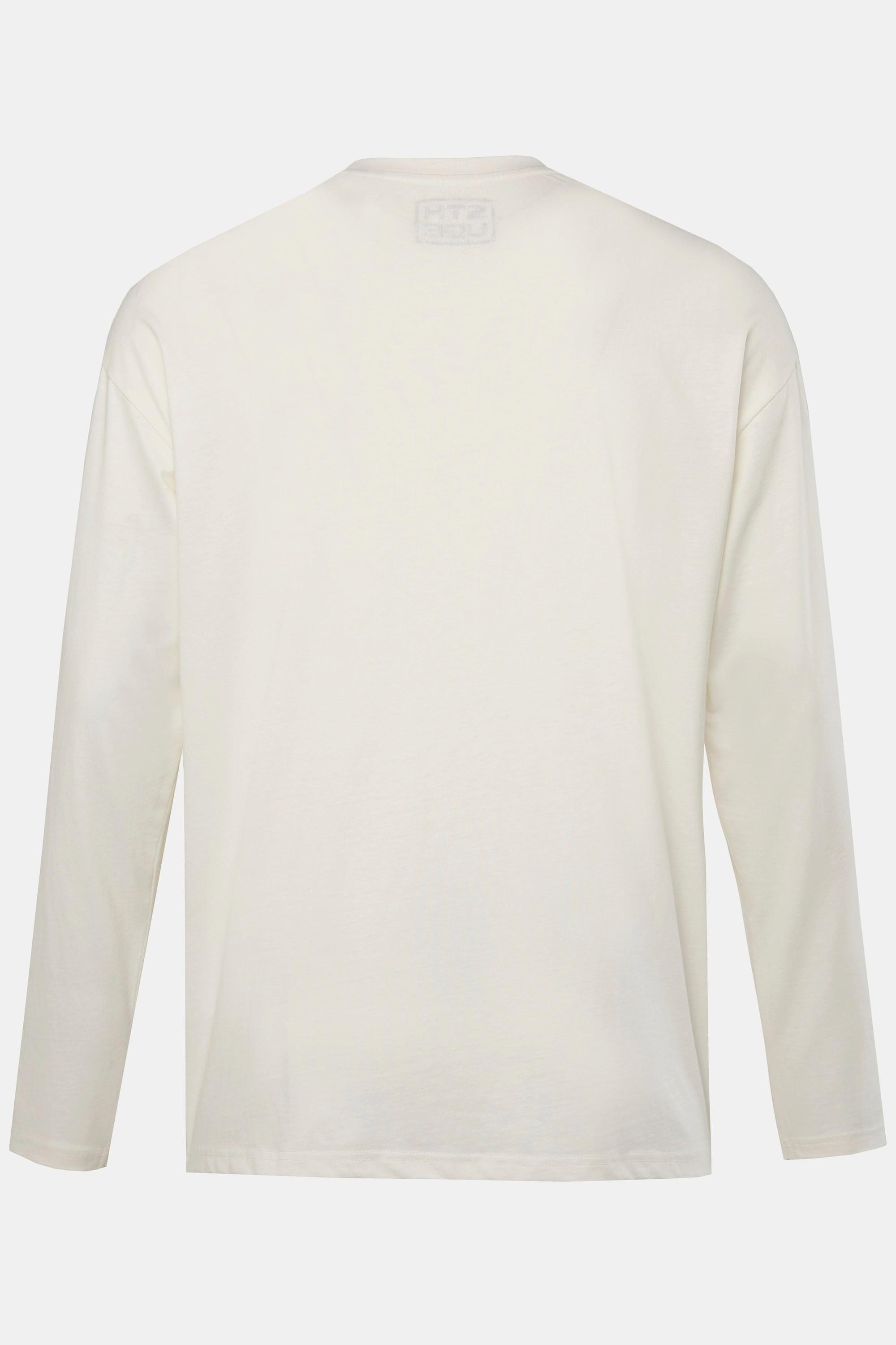 Sthuge  Basic Langarmshirt, oversized 