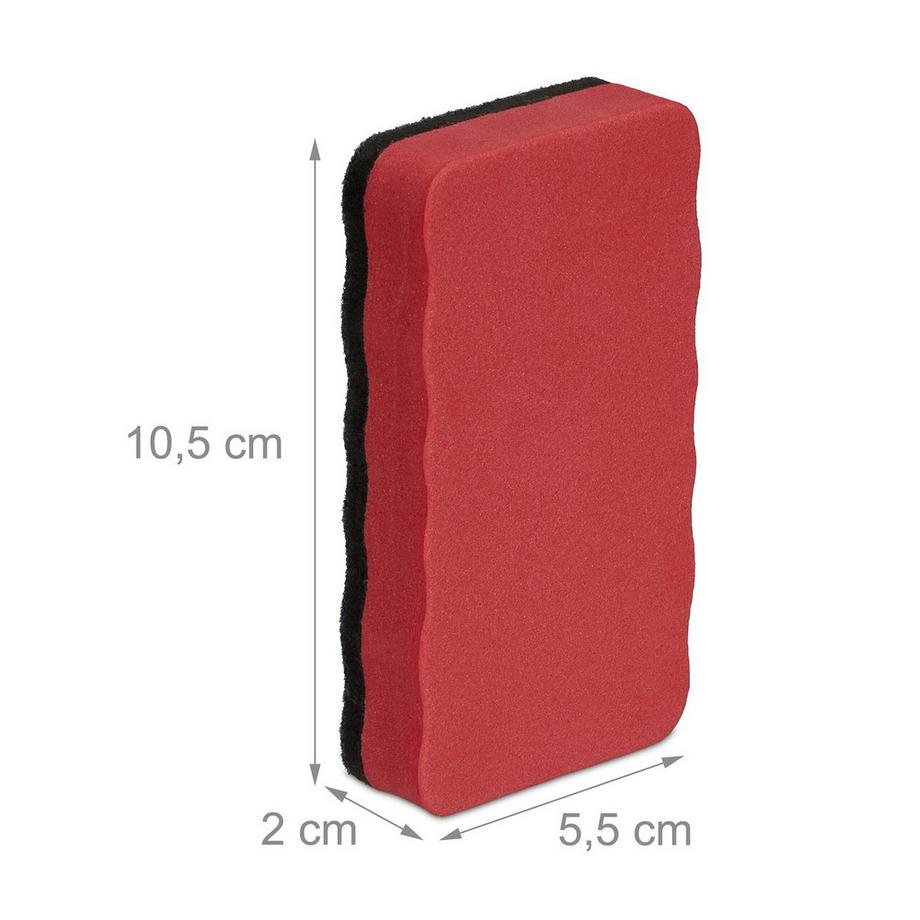 B2X  Éponges colorées pour tableau blanc, lot de 20 