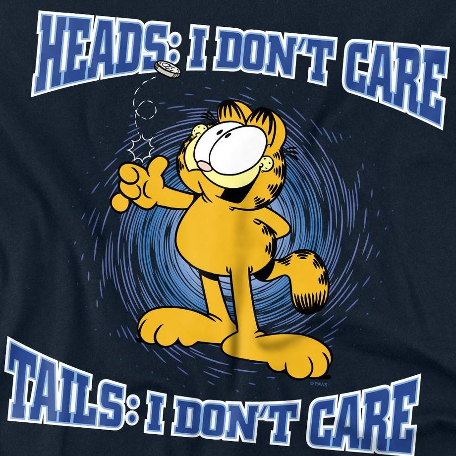 Garfield  Heads Or Tails Maglietta 