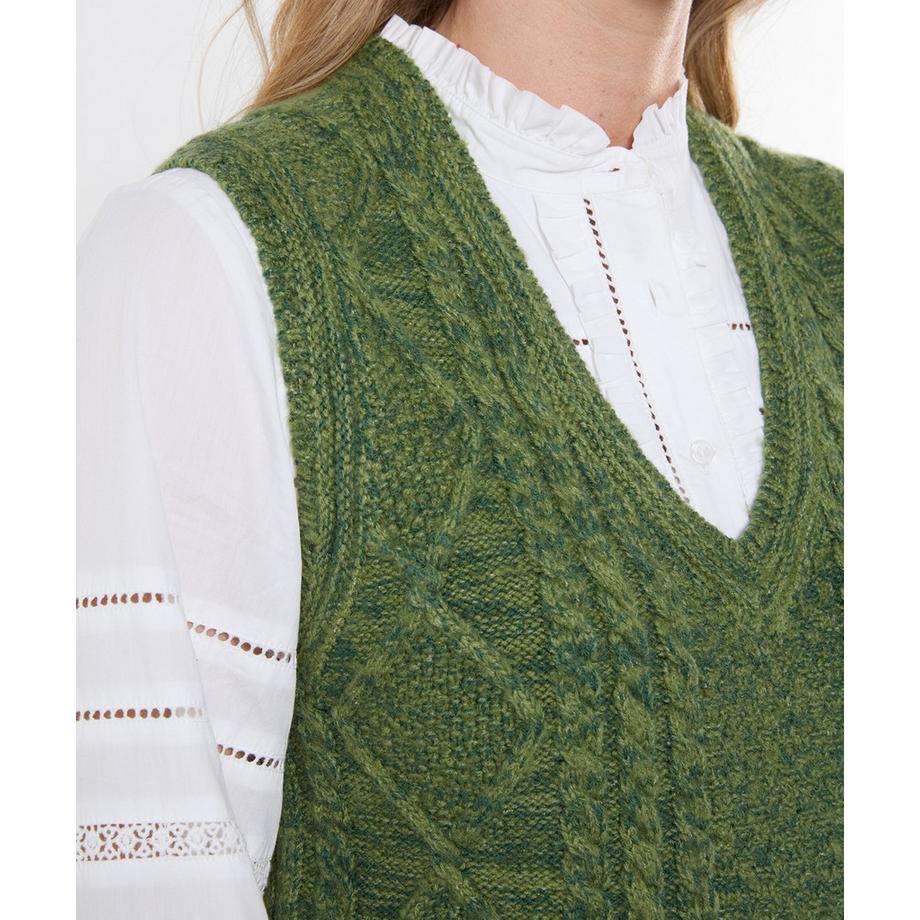 Joe Browns Pull Sans Manches en Maille Torsadée Suzie  