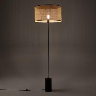 La Redoute Intérieurs Lampadaire métal fer et cannage  