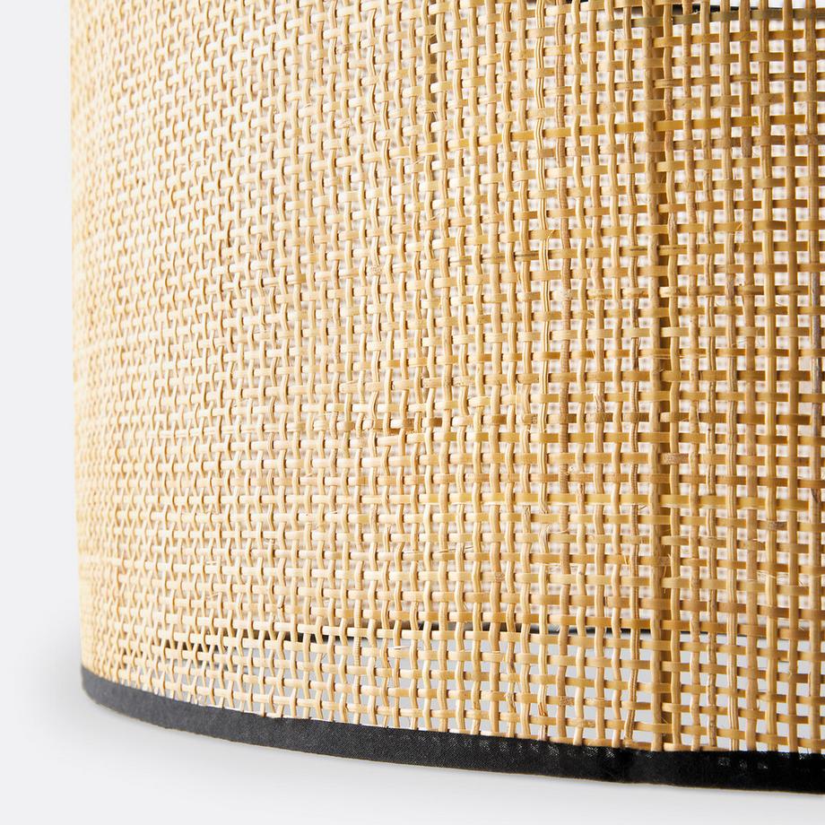 La Redoute Intérieurs Lampadaire métal fer et cannage  