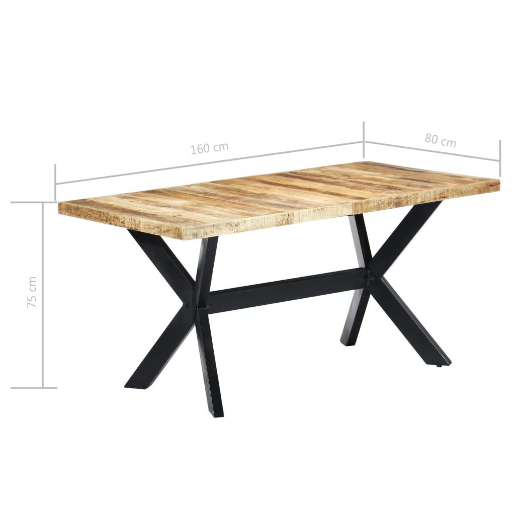 VidaXL Table de salle à manger bois  