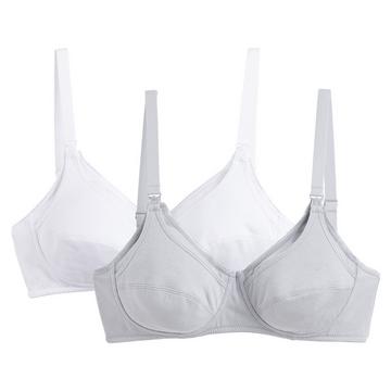 Lot de 2 soutien-gorge d'allaitement en coton