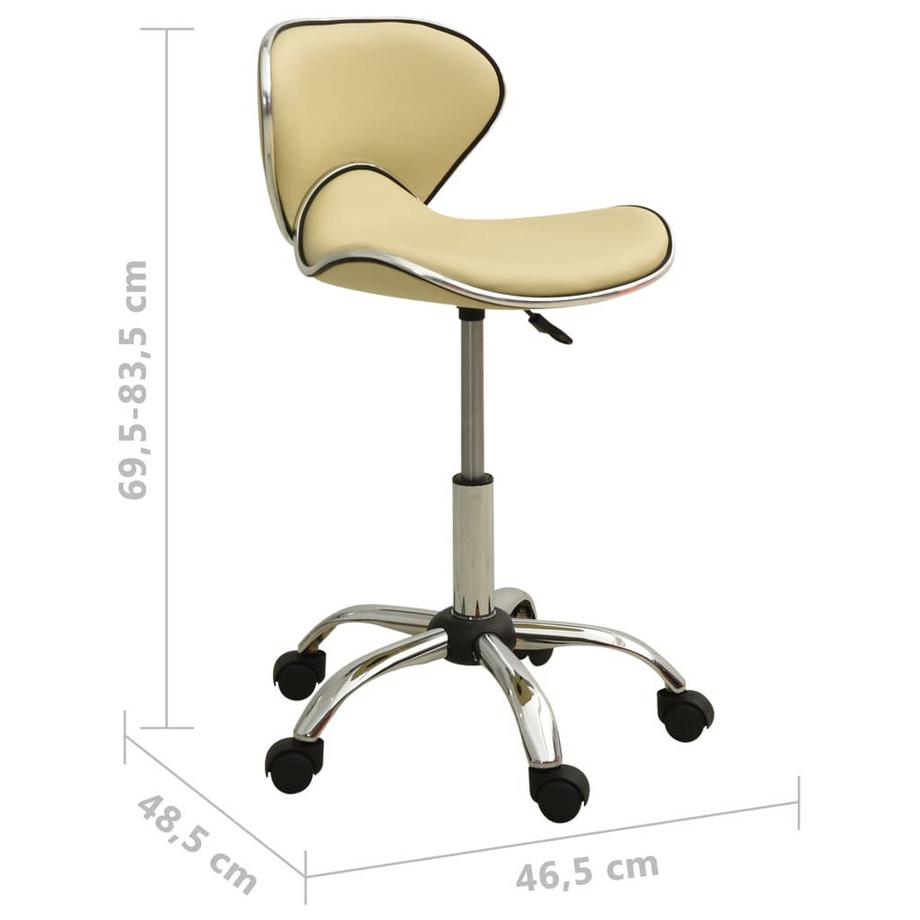 VidaXL Chaise de bureau cuir artificiel  