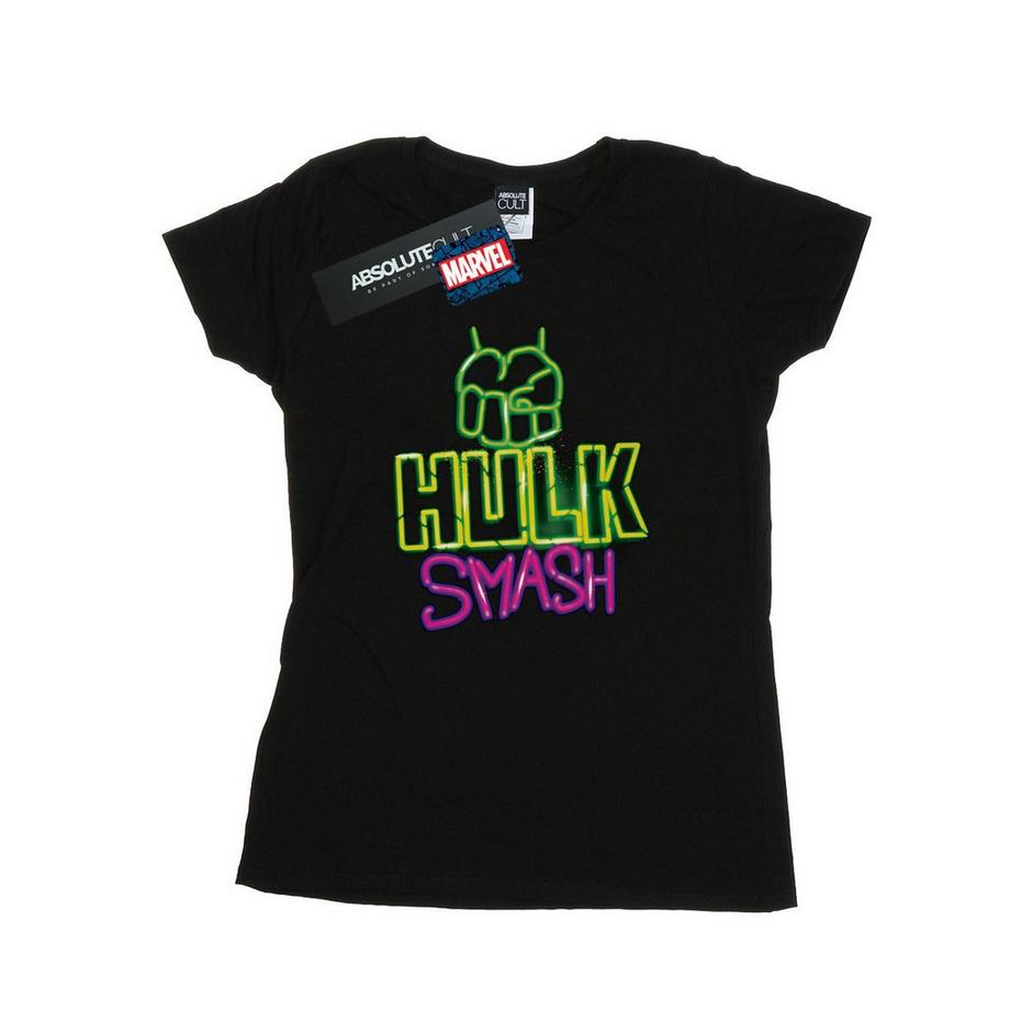 MARVEL Hulk Smash Neon Print T-Shirt  