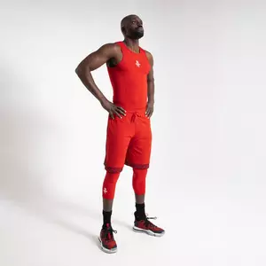 Funktionsshirt Basketball UT500 Slim-Schnitt Herren NBA Houston Rockets rot