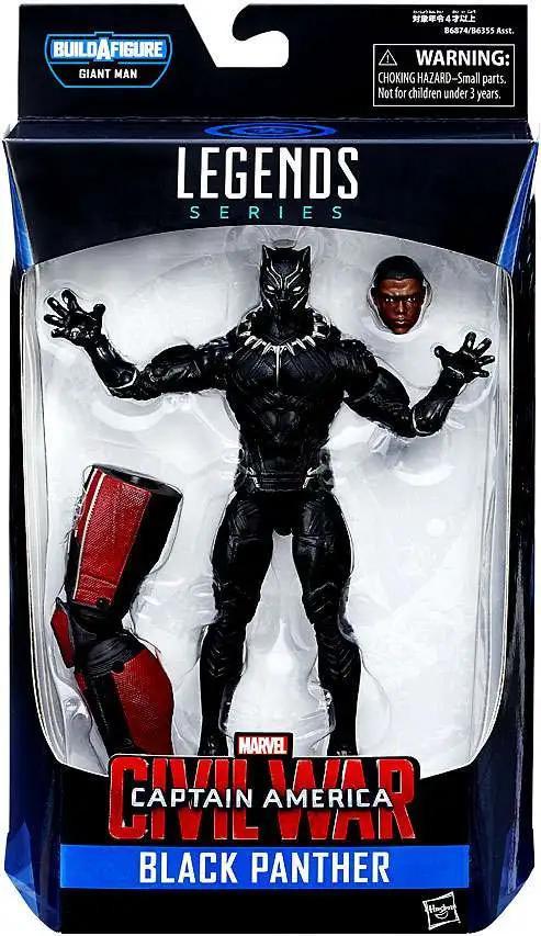 Hasbro  Captain America Civil War Marvel Legends Giant Man Series Black Panther Action Figure 