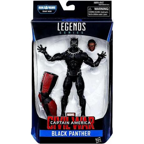 Hasbro  Captain America Civil War Marvel Legends Giant Man Series Black Panther Action Figure 