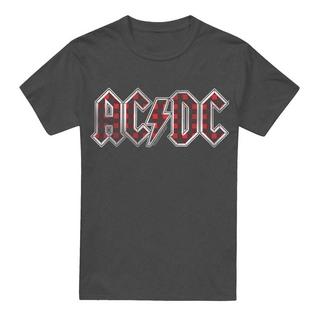 AC/DC ACDC Plaid Logo T-Shirt  