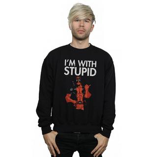 MARVEL  I'm With Stupid Sweatshirt 