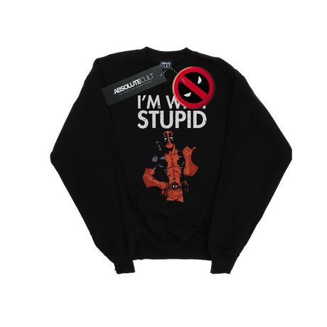 MARVEL  I'm With Stupid Sweatshirt 