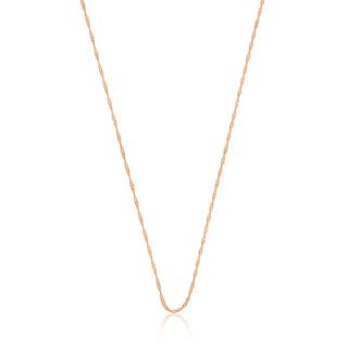 MUAU Schmuck  Collier Singapur Rotgold 750, 1.2mm, 45cm 