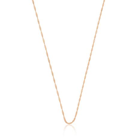 MUAU Schmuck  Collier Singapur Rotgold 750, 1.2mm, 45cm 