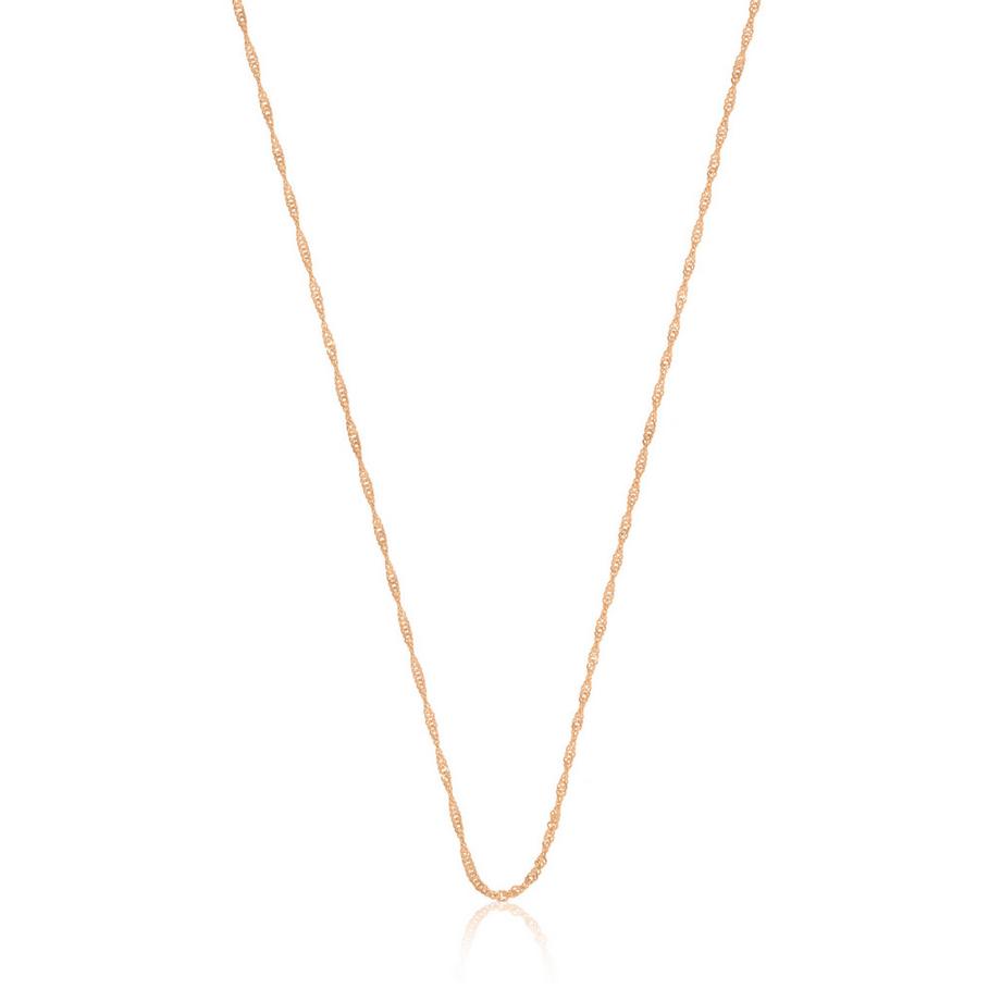Collier Singapur Rotgold 750, 1.2mm, 45cm