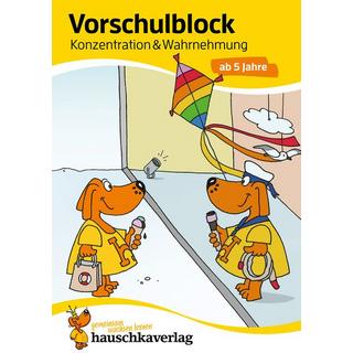 NA  Vorschulblock ab 5 Jahre für Junge und Mädchen - Konzentration und Wahrnehmung 