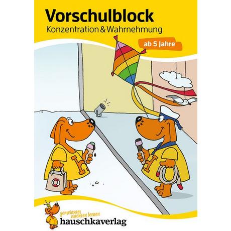 NA  Vorschulblock ab 5 Jahre für Junge und Mädchen - Konzentration und Wahrnehmung 