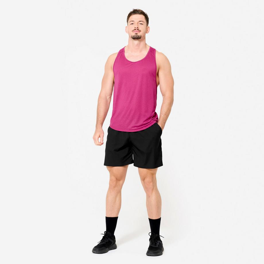 DOMYOS  Tanktop  Krafttraining synthetisch 