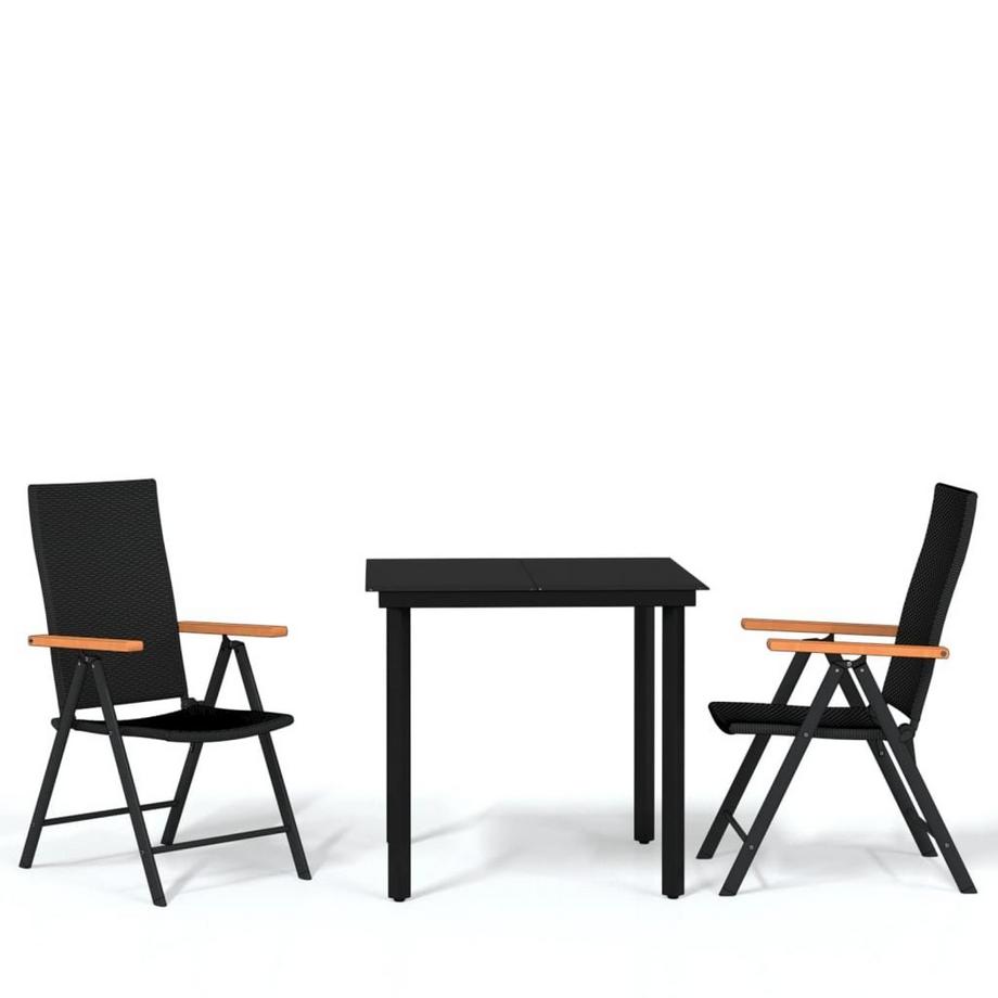 Ensemble de salle à manger de jardin acier