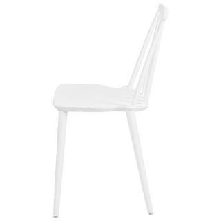 Beliani Esszimmerstuhl 2er Set aus Kunststoff Retro VENTNOR  