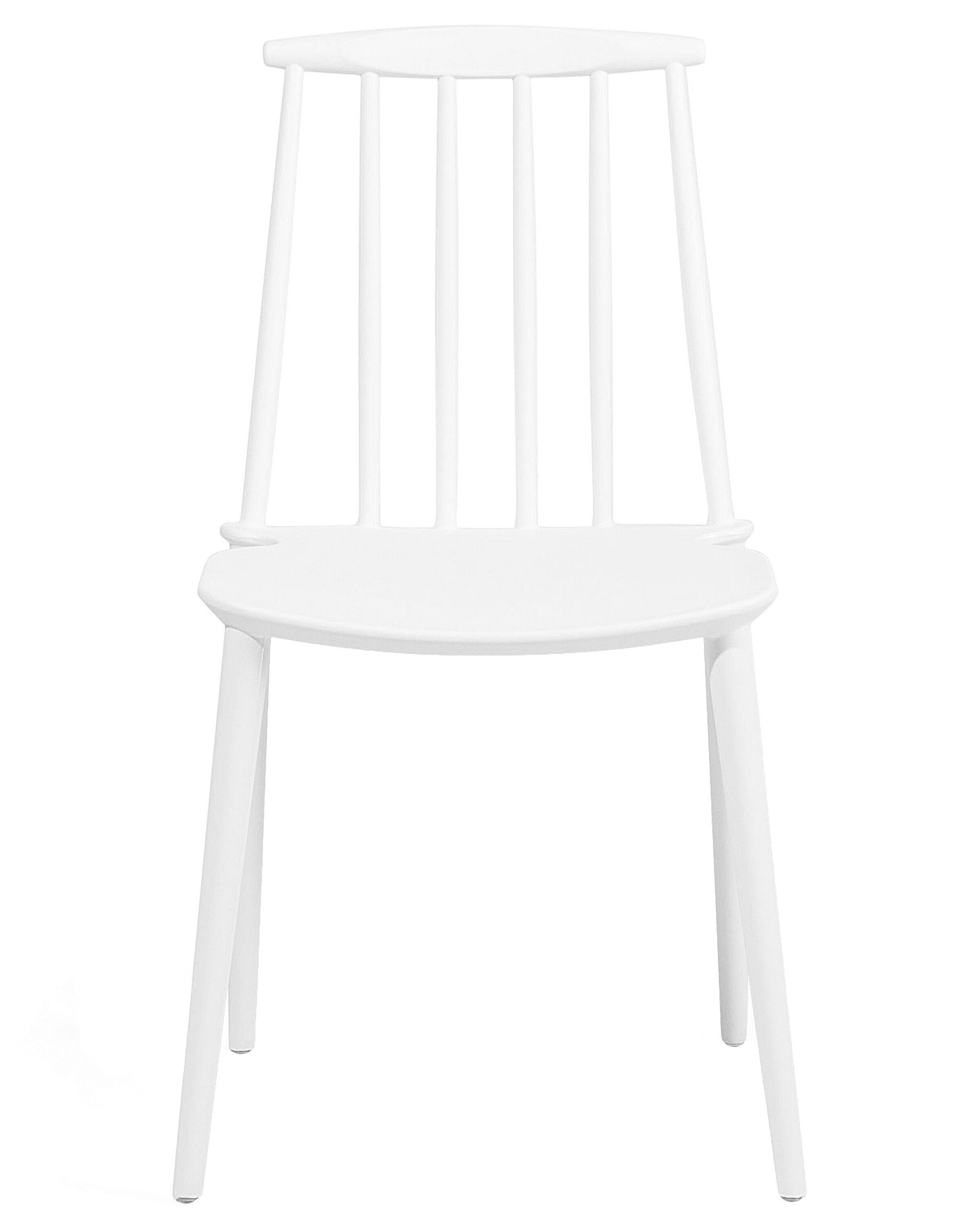 Beliani Set mit 2 Stühlen aus Kunststoff Retro VENTNOR  